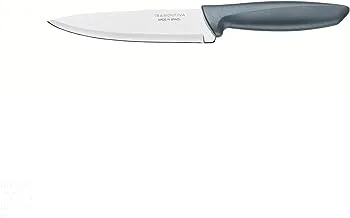 Tramontina Plenus 6 Inches Chef Knife with Stainless Steel Blade and Gray Polypropylene Handle