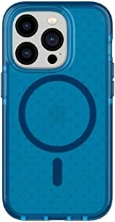 Tech21 iPhone EvoCheck w / MagSafe لـ IP14 Pro Max - أزرق كلاسيكي