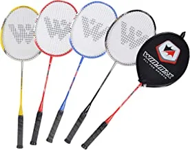 winmax Unisex Adult's Pioneer Aluminium Badminton Racket, Multi Color, WMY50480