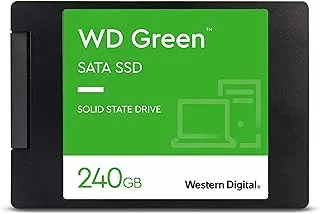 محرك أقراص WD Green 240GB داخلي للكمبيوتر الشخصي SSD - SATA III 6 جيجابت / ثانية ، 2.5 بوصة / 7 مم -
