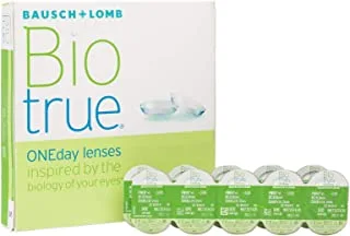 Biotrue ONEday -Daily disposable soft contact lenses, Diopter (-5.75) - 90 Lens Pack