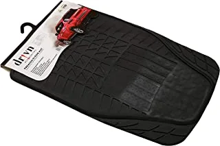 Drivn Universal Car Foot Mat for Toyota Corolla - Black (Set of 5)