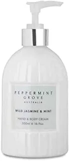 Peppermint Grove Wild Jasmine and Mint Hand and Body Cream, 500 ml
