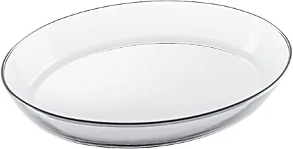 Marinex oval shaped roaster pan clear 39.5x6.6x27.5centimeter (mab091)