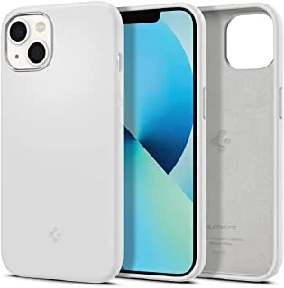 Spigen Silicone Fit Case Cover for iPhone 13, White