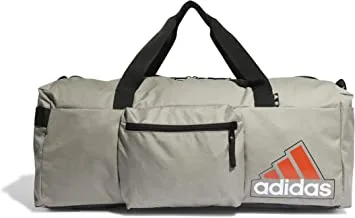 adidas Essentials Seasonal Duffel Bag Medium- SILPEB/WHITE/PRERED