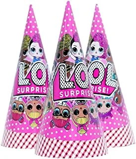 Italo 6900864005194 Happy Birthday Party Decorations Hats for Adults/Kids 6-Pack, Large