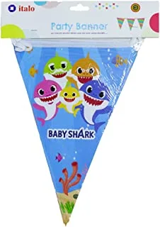 Italo Kids Birthday Party Banner for Decoration, Blue