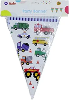 Italo Kids Birthday Party Transport Theme Banner for Decoration