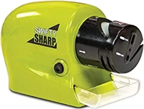 Biki Swifty Sharp Cordless Motorized Knife Sharpener, Green