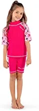 COEGA Kids Girls 2pc Swim Suit-Pink Doodles