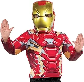 Rubie's Official Marvel Avengers Iron Man Deluxe Child's Mask, One Size Costume Accessory