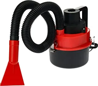 نبراس 12 فولت مكنسة كهربائية للسيارة للاستخدام الجاف والرطب ، أحمر / أسود