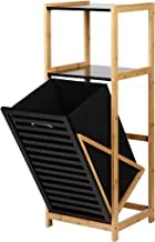 Home Pro Bamboo Shelf Organizer with Black Box