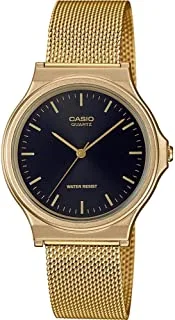 Casio Mens Quartz Watch, Analog Display and Stainless Steel Strap MQ-24MG-1EDF