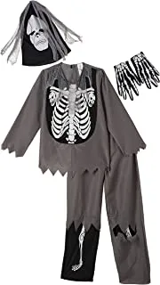 Mad Costumes Ghostly Skeleton Halloween Costume for Kids, Large