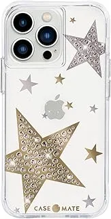 Case-Mate - Sheer Superstar - جراب iPhone 13 Pro Max - حماية من السقوط بطول 10 أقدام - سوبر ستار شفاف