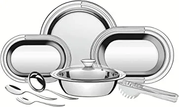 Tramontina Ciclo 8-Piece Stainless Steel Serving Set