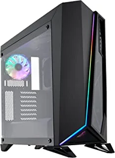 Corsair Carbide SPEC-OMEGA RGB Tempered Glass Mid-Tower ATX Gaming Case - Black
