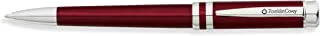Franklin Covey Freemont Vineyard Red Lacquer w/Chrome Appointments Ballpoint Pen