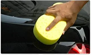 اسفنجة غسيل السيارات - لون اصفر