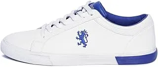 REDTAPE Men White And Indigo Blue Sneakers, 42 EU, RTE2755