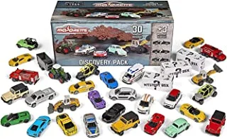 Majorette Discovery Pack Car Set With 33 Cars- For Age 3+ Years Old