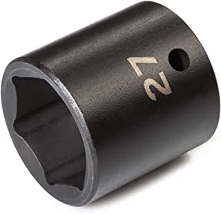 TEKTON 1/2 Inch Drive x 27 mm 6-Point Impact Socket | SID22127