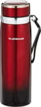Olsenmark Stainless Steel Vacuum Bottle, 1000 ml Capacity, Red