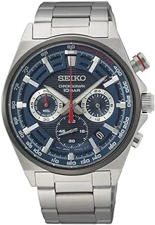Seiko Chronograph With Tachymeter Bicolour Stainless Steel Watch, Ssb380P1