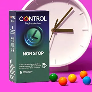 Control Non Stop Condoms 6-Pieces