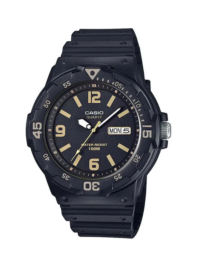 CASIO Men's Water Resistant Analog Watch MRW-200H-1B3VDF - 48 mm - Black