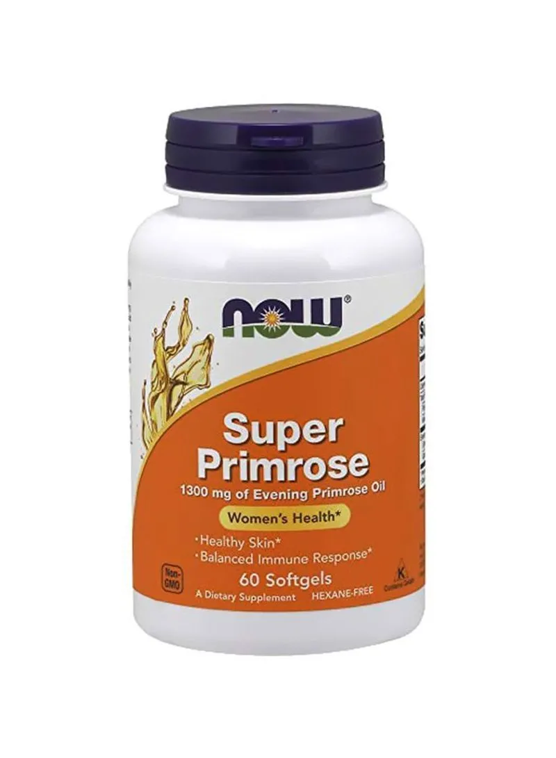 Now Foods Super Primrose Dietary Supplement 60 Softgels