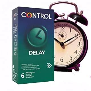 Control Delay Condoms 6-Pieces