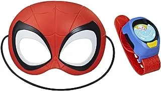 Marvel Spidey and His Amazing Friends Spidey Comm-Link and Mask Set, Preschool Role Play Toy Set with Wristband and Mask for Ages 3 and Up