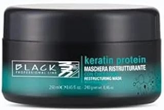 Black Professional Line Keratin Protein Restructuring Mask 250ml