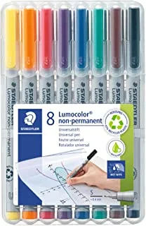 STAEDTLER Lumocolor Watersoluble Marker Sf, 311 WP8 ST, 8 Count (Pack of 1)