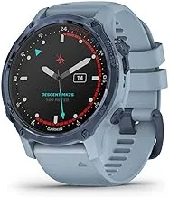 Garmin Descent Mk2s ساعة ذكية ، أزرق معدني / إسفنج البحر