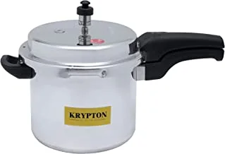 Krypton 7.5L Induction Base Pressure Cooker - Lightweight & Durable Cooker With Lid, Cool Touch Handle And Safety Valves Evenly Heating Base Perfect For Rice, Meat, Veggies & More