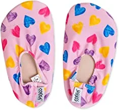 COEGA Baby Girls Pool Shoes-Pink Hearts, One Size