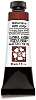 Daniel Smith 284600086 Extra Fine Watercolor 15ml Paint Tube, Quinacridone, Burnt Orange
