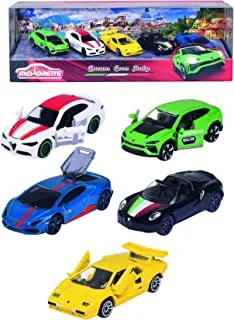 Majorette Dream Cars Italy Set 5 Cars Includes - for Ages 3+ Years Old