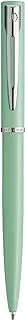 Waterman Allure Ballpoint Pen | Mint Green Matte Lacquer with Chrome Trim | Medium Point | Blue Ink | With Gift Box