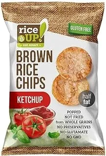 Rice Chips with Ketchup
