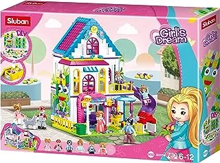 Sluban Girl's Dream Series - Villa Building Set 730Pcs - Multicolored
