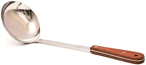 Ladles Stainless Steel Wood Handle 35cm