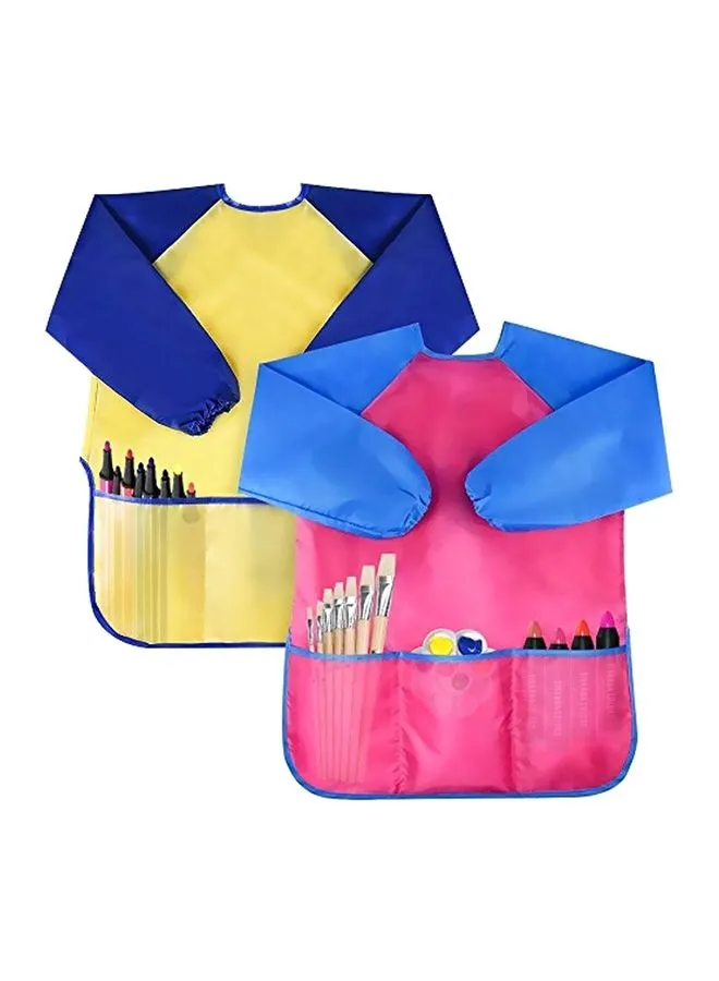 Bassion 2-Piece Artist Painting Aprons