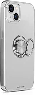 Hyphen Ring Case for iPhone 14 Plus, Silver