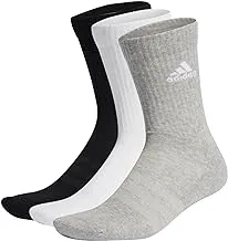 adidas unisex Cushioned Crew Socks 3 Pairs Socks