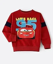 Cars Sweatshirt for Junior Boys - Red, 2-3 Year